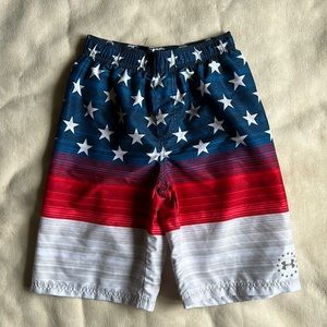 UNDER ARMOUR Boys Swim Trunks Shorts Swimsuit YL youth large